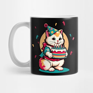 Birthday cat Mug